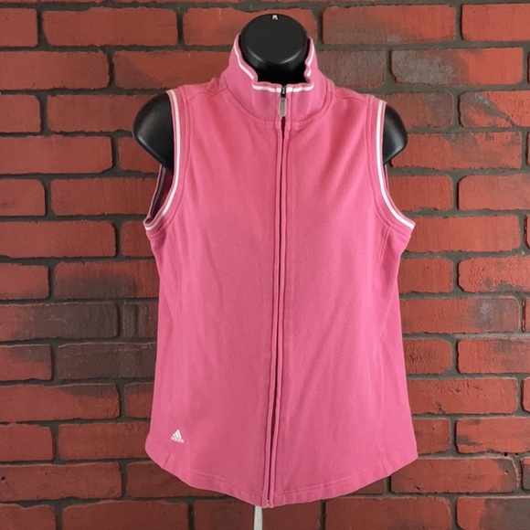 adidas Jackets & Blazers - Adidas Vest Womans Large Pink